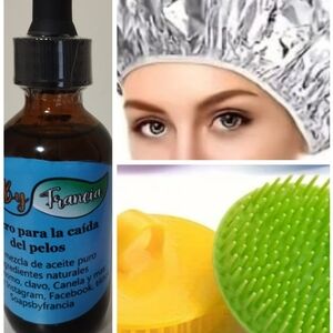 Dropper to restore scalp and hair growth.Free Thermal Cap & Scalp Massager